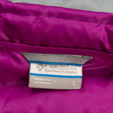 Columbia Vest - Large Purple Polyester