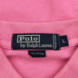 Polo By Ralph Lauren Polo Shirt - Large Pink Cotton