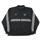 ADIDAS Mens Black White Eastview Hockey Track Jacket XL Polyester Blend Zip