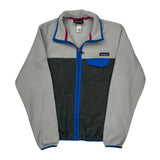 Synchilla Patagonia Fleece Jacket - Medium Blue Polyester
