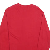 POLO RALPH LAUREN Mens Red Long Sleeve Crew Neck T-Shirt S Cotton Classic