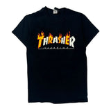 Magazine Thrasher Graphic T-Shirt - Small Black Cotton