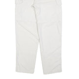SALEWA Mens White Relaxed Cargo Trousers with Zip Closure W32 L32 Outdoor