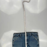 Big Mac Double Knee Carpenter Pants - 35W 30L Blue Cotton