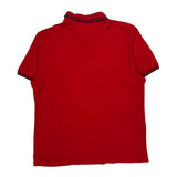 Tommy Hilfiger Polo Shirt - Large Red Cotton