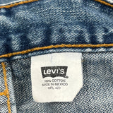 501 Levis Jeans - 36W 30L Blue Cotton