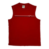 Nike Tank Top - Medium Red Cotton