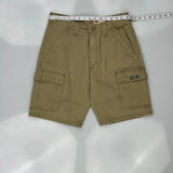 Wrangler Cargo Shorts - 30W 9L Khaki Cotton