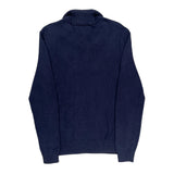 Polo By Ralph Lauren 1/4 Zip - Medium Navy Cotton