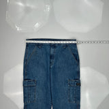 Unbranded Cargo Pants - 34W 29L Blue Cotton