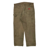 Dickies Double Knee Carpenter Pants - 36W 30L Brown Cotton