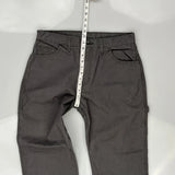 Dickies Carpenter Trousers - 32W 32L Grey Cotton