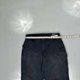 Carhartt Double Knee Carpenter Trousers - 30W 30L Blue Cotton