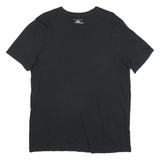 TOMMY HILFIGER Mens Black Crew Neck Short Sleeve T-Shirt XL Cotton Blend Classic