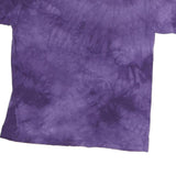 THE MOUNTAIN Mens Purple Graphic T-Shirt L Short Sleeve Crew Neck Cotton Casual