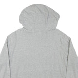 NIKE Womens Grey Hoodie 2XL Cotton Blend Pullover Sweatshirt Casual