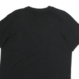 ADIDAS Mens Black Graphic T-Shirt L Short Sleeve Crew Neck Logo Print