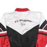 TRO Mens Red & Black Zip Jacket M Polyester Blend Sports Racing Retro Style