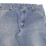 WRANGLER Mens Denim Blue Casual Shorts 2XL W36 Cotton Blend Workwear Style
