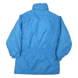 CANADA NORTH Womens Blue Teal Zip Jacket S Polyester Blend Plain Lightweight