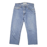 LEVI'S 505 Mens Jeans Blue Regular Straight Denim Medium W32 L24 Classic Fit