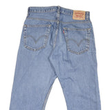 LEVI'S 505 Mens Jeans Blue Regular Straight Denim Medium W32 L24 Classic Fit