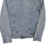 LEVI'S Mens Blue Cotton Blend Jacket M Denim Button Plain Classic Style