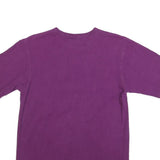 CHAMPION Mens Purple Graphic T-Shirt M Short Sleeve Crew Neck Cotton Blend