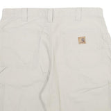 CARHARTT Mens Shorts Beige Casual Cotton L W36 Workwear Durable Relaxed Fit