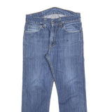 LEVI'S 506 Mens Jeans Blue Relaxed Straight Denim Medium W30 L27 Classic Style