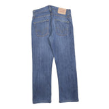 LEVI'S 506 Mens Jeans Blue Relaxed Straight Denim Medium W30 L27 Classic Style