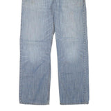 LEVI'S Mens Jeans Blue Regular Straight Denim Light W35 L30 Classic Zip Fly