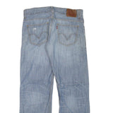 LEVI'S Mens Jeans Blue Regular Straight Denim Light W35 L30 Classic Zip Fly