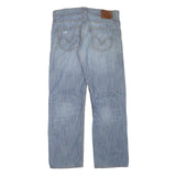 LEVI'S Mens Jeans Blue Regular Straight Denim Light W35 L30 Classic Zip Fly