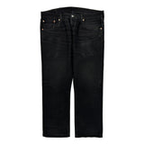 501 Levis Jeans - 38W 28L Black Cotton