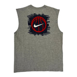 Basketball Nike Graphic Tank Top - XL Gray Cotton