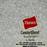 Hanes Cartoon Sweatshirt - Large Grey Cotton Blend