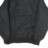 COLUMBIA Womens Black & Purple Reversible Jacket S Polyester Blend Zip Outdoor