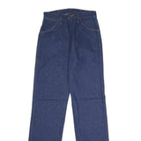 WRANGLER Womens Blue Slim Skinny Denim Raw W27 L32 Zip Jeans Comfort Fit