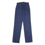 WRANGLER Womens Blue Slim Skinny Denim Raw W27 L32 Zip Jeans Comfort Fit