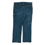Dickies Double Knee Carpenter Jeans - 36W 31L Blue Cotton