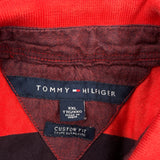 Tommy Hilfiger Striped Polo Shirt - 2XL Blue Cotton