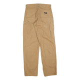 DICKIES Mens Jeans Beige Relaxed Straight Cotton W28 L32 Workwear Zip Pockets