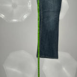 Hydraulic Boot Cut Jeans - 38W UK 16 Blue Cotton