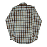 Levis Checked Shirt - Medium Blue Cotton