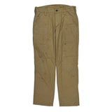 Carhartt Double Knee Carpenter Trousers - 30W 30L Beige Cotton Blend
