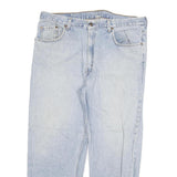 LEVI'S 504 Mens Regular Fit Blue Denim Rinse W38 L27 Classic Zip Jeans
