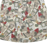 ALFRED DUNNER Womens Beige Printed Cotton Blend Pleated Knee Length Skirt 2XL
