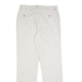 NAUTICA Mens Slim Beige Cotton Blend Slim Fit Trousers W32 L32 Casual