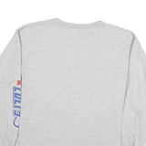 NFL Mens Grey 2009 AFC Champions Long Sleeve Crew Neck Cotton T-Shirt L